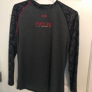 Under Armour Maryland Mens Longsleeve Shirt SZ M